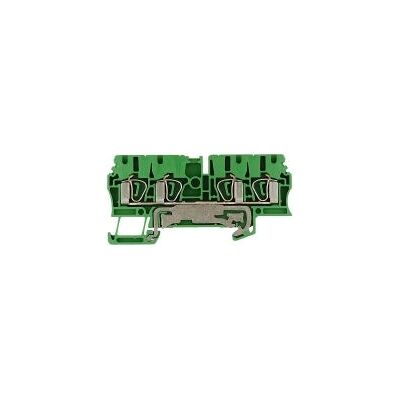 Terminals elettrici Weidmüller 1608660000 - Giallo-Verde - Terminal di messa a terra di protezione Terminals elettrici Weidmüller 1608660000 - Giallo-Verde - Terminal di messa a terra di protezione