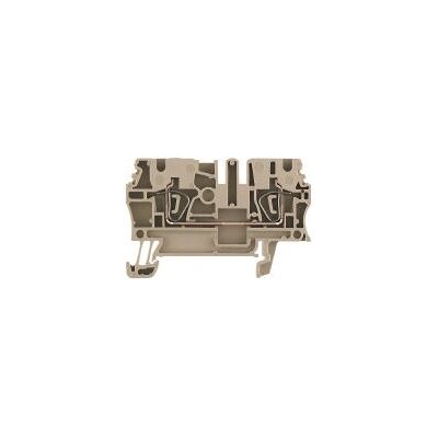 Weidmüller 1608510000 Elektrische Aansluitklemmen - Passerende Klem - Beige - 2,5mm² Weidmüller 1608510000 Elektrische Aansluitklemmen - Passerende Klem - Beige - 2,5mm²