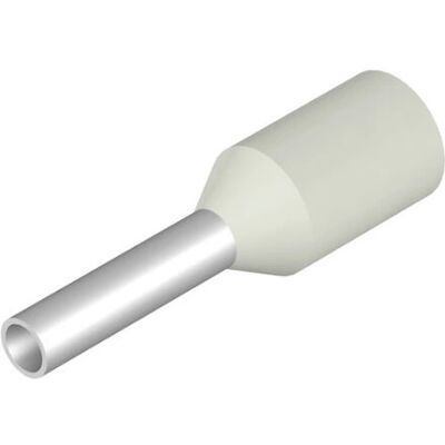 Weidmüller H0.75/12 W Elektriska slutklemmar - Vit - Säkert krimp Weidmüller H0.75/12 W Elektriska slutklemmar - Vit - Säkert krimp