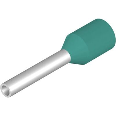 Weidmüller H0.34/10 TK Elektriska Terminaler - Semi-rigida, Turkos, 500 st Weidmüller H0.34/10 TK Elektriska Terminaler - Semi-rigida, Turkos, 500 st