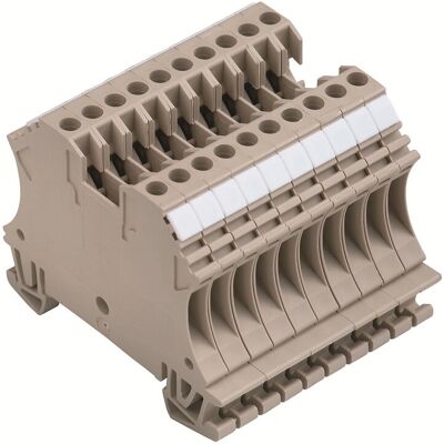 Weidmüller WDU 2.5/10 BEZ/NE Terminal Block - Durable and versatile Weidmüller WDU 2.5/10 BEZ/NE Terminal Block - Durable and versatile