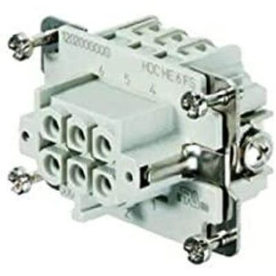 Weidmüller HDCHE6FS Connecteur à vis 6 broches - Connecteur électrique - Publicité Weidmüller HDCHE6FS Connecteur à vis 6 broches - Connecteur électrique - Publicité