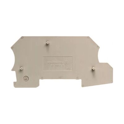 Weidmüller Weidmüller AP KDKS1 EN Plaque de terminaison - Capot final, beige, 1,5mm, pour bornes - Publicité Weidmüller Weidmüller AP KDKS1 EN Plaque de terminaison - Capot final, beige, 1,5mm, pour bornes - Publicité
