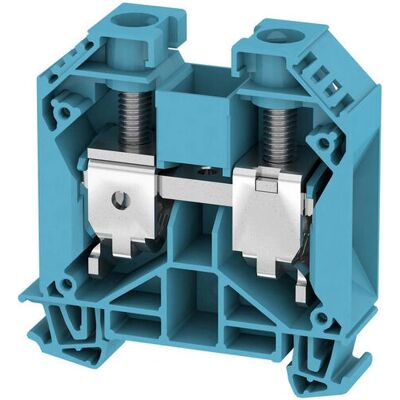 Bloc de jonction Weidmüller WDU 35/ZA BL - 125A, Bleu, Niveau Unique Bloc de jonction Weidmüller WDU 35/ZA BL - 125A, Bleu, Niveau Unique