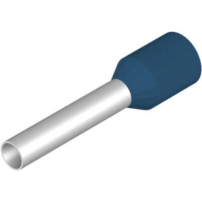 Weidmüller H2.5/19D BL Electrical Terminals - Partially Insulated, 2.5 mm², 19mm Weidmüller H2.5/19D BL Electrical Terminals - Partially Insulated, 2.5 mm², 19mm