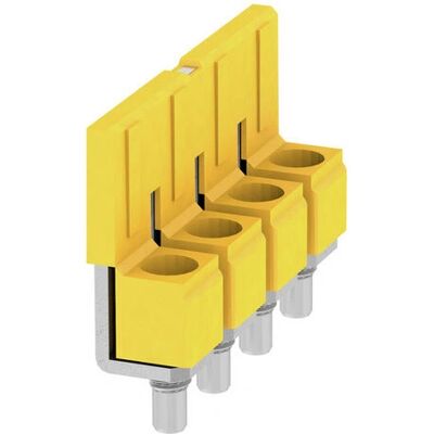 Weidmüller WQV 6/4 Yellow Cross-connector - Cross-connector Weidmüller WQV 6/4 Yellow Cross-connector - Cross-connector