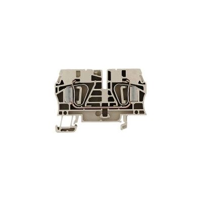 Weidmüller 1608620000 terminale elettriche - 2 punti di collegamento - 6mm² - Beige Weidmüller 1608620000 terminale elettriche - 2 punti di collegamento - 6mm² - Beige