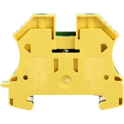 Bloc de jonction de protection Weidmüller WPE 16N - Dispositif de protection, 2 bornes, Vert/Jaune - Publicité Bloc de jonction de protection Weidmüller WPE 16N - Dispositif de protection, 2 bornes, Vert/Jaune - Publicité