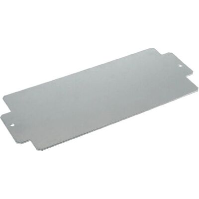 Plaque de montage Weidmüller K7 - Acier inoxydable - 144x334mm - Publicité Plaque de montage Weidmüller K7 - Acier inoxydable - 144x334mm - Publicité