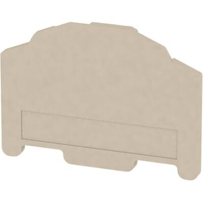 Plaque de terminaison Weidmüller ZAP/TW7 - 50 pcs, Beige, -50 à 120°C - Publicité Plaque de terminaison Weidmüller ZAP/TW7 - 50 pcs, Beige, -50 à 120°C - Publicité