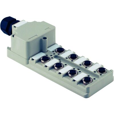 Weidmüller SAI-8-M 4P M12 - Sensor/Actuator Verteiler Weidmüller SAI-8-M 4P M12 - Sensor/Actuator Verteiler