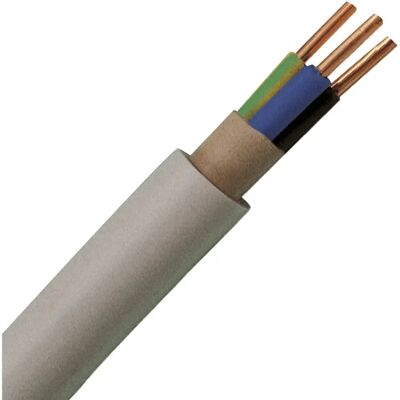Kopp 153125003 Cinza 3 G 2.50 mm² Cabo - 25m Kopp 153125003 Cinza 3 G 2.50 mm² Cabo - 25m