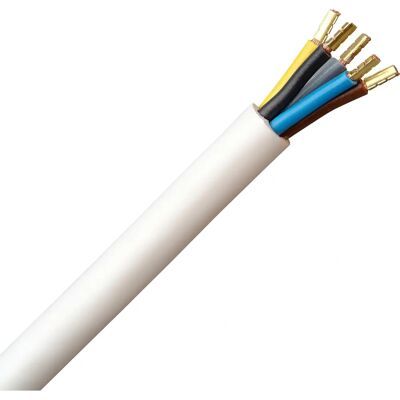 Kopp Cable Blanco 2m 5 Hilos para Horno - Herdanschlussleitung Kopp Cable Blanco 2m 5 Hilos para Horno - Herdanschlussleitung