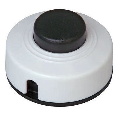Kopp 191801088 Interruptor eléctrico Pedal - Tipo: Pedal, Colores: Negro, Blanco, Corriente máxima: 2A Kopp 191801088 Interruptor eléctrico Pedal - Tipo: Pedal, Colores: Negro, Blanco, Corriente máxima: 2A