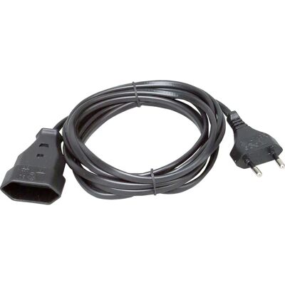 Kopp 146205091 extensão elétrica - 3 m Euro Preto Kopp 146205091 extensão elétrica - 3 m Euro Preto