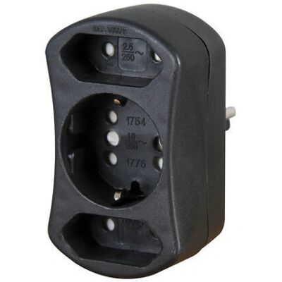 Adaptateur de prise Kopp - Noir Adaptateur de prise Kopp - Noir