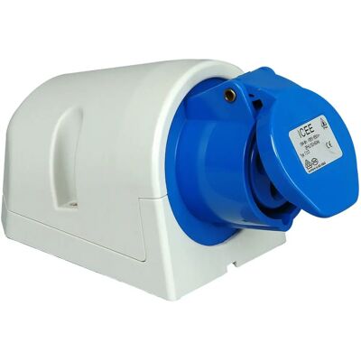 Kopp 103200002 Blauwe Caravan Wandcontactdoos - Stopcontact Kopp 103200002 Blauwe Caravan Wandcontactdoos - Stopcontact