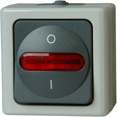 BlueElectric Kopp 562356009 Grau Schalter - Heizungssteuerung IP44 BlueElectric Kopp 562356009 Grau Schalter - Heizungssteuerung IP44
