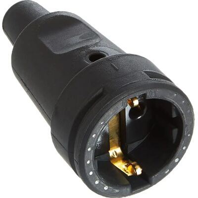 Kopp Aérea preta 250 V 16 A - Base de plugue Kopp Aérea preta 250 V 16 A - Base de plugue