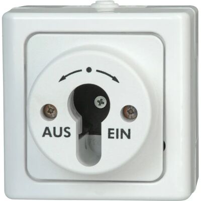 Kopp 1 pieza Interruptor de llave blanco Arctic - Interruptor Kopp 1 pieza Interruptor de llave blanco Arctic - Interruptor