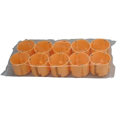 Cavità da parete isolante resistente - Naranja - 10 piezas - Caja de pared Cavità da parete isolante resistente - Naranja - 10 piezas - Caja de pared