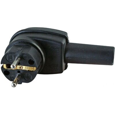 Kopp 178216009 Zwarte Schuko Stekker - IP44 Hoekcontact Kopp 178216009 Zwarte Schuko Stekker - IP44 Hoekcontact