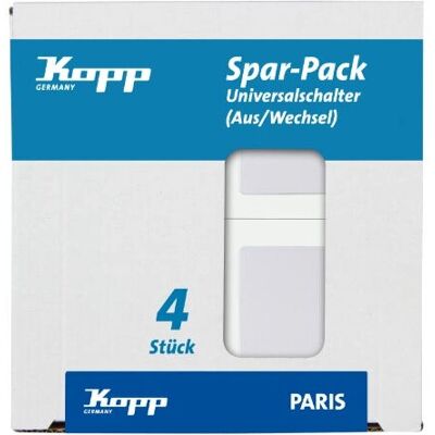 Kopp 652602012 Interrupteur lumière blanc - Universel Kopp 652602012 Interrupteur lumière blanc - Universel