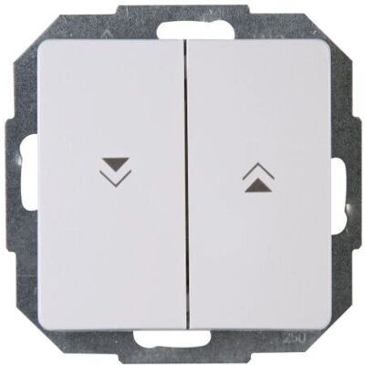 Interruptor de Luz Branco Kopp Paris - 1 Pólo, IP20, Design Elegante Interruptor de Luz Branco Kopp Paris - 1 Pólo, IP20, Design Elegante