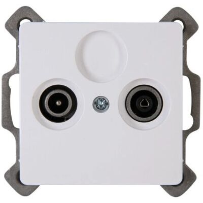 Kopp 921302089 Socket-Outlet TV Radio White - Socket-outlet Kopp 921302089 Socket-Outlet TV Radio White - Socket-outlet