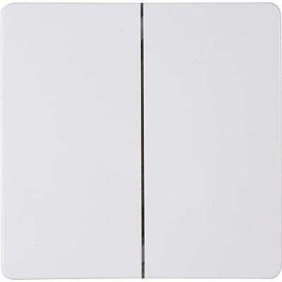 Kopp White Double Toggle Switch - Light Switch - IP20 Kopp White Double Toggle Switch - Light Switch - IP20