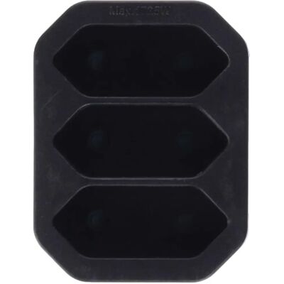 Kopp Elektrotechnik Kopp-Adapter - 3x Euro - Schwarz - Adapter Kopp Elektrotechnik Kopp-Adapter - 3x Euro - Schwarz - Adapter