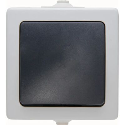 Kopp 565756004 Interruptor de luz - Termoplástico - Preto e Cinza - Interruptor de luz Kopp 565756004 Interruptor de luz - Termoplástico - Preto e Cinza - Interruptor de luz