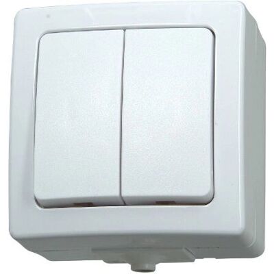 Kopp 565502009 Interruptor Duplo Branco - Interruptor de luz Kopp 565502009 Interruptor Duplo Branco - Interruptor de luz