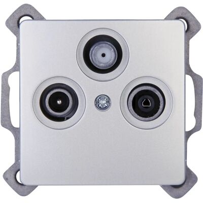 Kopp Antennensteckdose TV/RF/SAT Paris silber - Antennendose - TV, RF, SAT Kopp Antennensteckdose TV/RF/SAT Paris silber - Antennendose - TV, RF, SAT