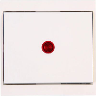 Kopp MALTA Control Switch - White - Illuminated, Push Button & Switch - IP20 Kopp MALTA Control Switch - White - Illuminated, Push Button & Switch - IP20