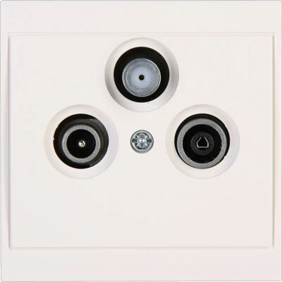 Kopp - 916101081 - Blanco - SAT TV RF - socket-outlet Kopp - 916101081 - Blanco - SAT TV RF - socket-outlet
