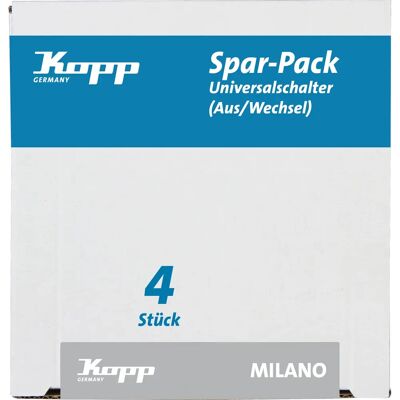 Kopp Profi-Pack 4 interruttori universali - Interruttore luce Kopp Profi-Pack 4 interruttori universali - Interruttore luce