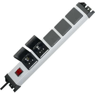 Extensor de Energía Kopp 1.4m 5 Tomas - Regleta Extensor de Energía Kopp 1.4m 5 Tomas - Regleta
