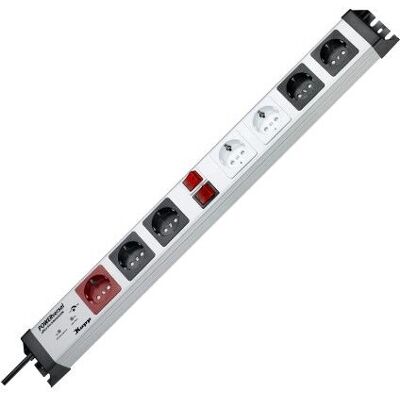 Kopp POWERversal Verlängerung 7 Steckdosen Indoor Schwarz, Grau, Rot, Weiß - Stromkabel Kopp POWERversal Verlängerung 7 Steckdosen Indoor Schwarz, Grau, Rot, Weiß - Stromkabel