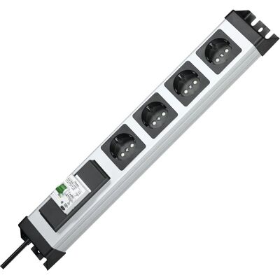 Kopp Powerstrip 4-Fach Grau-Schwarz - Mehrfachsteckdose Kopp Powerstrip 4-Fach Grau-Schwarz - Mehrfachsteckdose