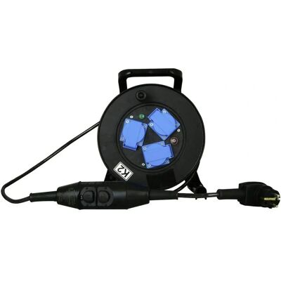 Kopp 144815001 Enrollador de extensión - IP44 a prueba de agua 15m Kopp 144815001 Enrollador de extensión - IP44 a prueba de agua 15m