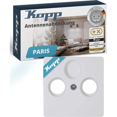 Heinrich Kopp GmbH Paris Antenneafdekking - Wit Arctic Heinrich Kopp GmbH Paris Antenneafdekking - Wit Arctic