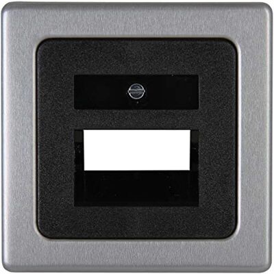 Kopp 346620184 Stalen UAE Contactdoosafdekplaat - Dekplaat Kopp 346620184 Stalen UAE Contactdoosafdekplaat - Dekplaat