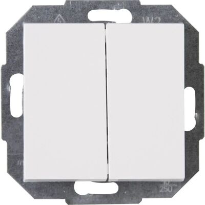 Kopp Elektrotechnik - Athenis - Eins/Mehrfachschalter - Weiß - Modernes Design Kopp Elektrotechnik - Athenis - Eins/Mehrfachschalter - Weiß - Modernes Design