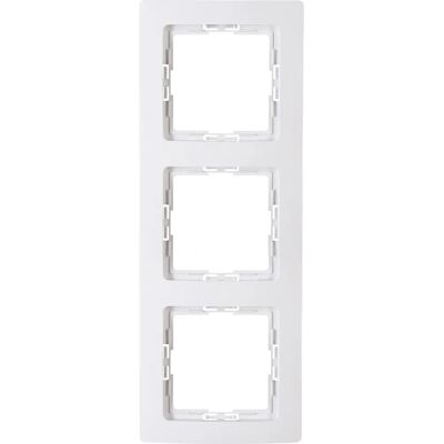 Kopp Moldura de cobertura Paris 3-fach Branco Ártico - Moldura Elétrica Kopp Moldura de cobertura Paris 3-fach Branco Ártico - Moldura Elétrica