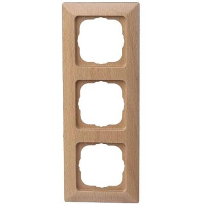 Heinrich Kopp GmbH Kopp Abdeckrahmen 3-fach Milano, Buche, IP20 - Quadro de cobertura do interruptor Heinrich Kopp GmbH Kopp Abdeckrahmen 3-fach Milano, Buche, IP20 - Quadro de cobertura do interruptor
