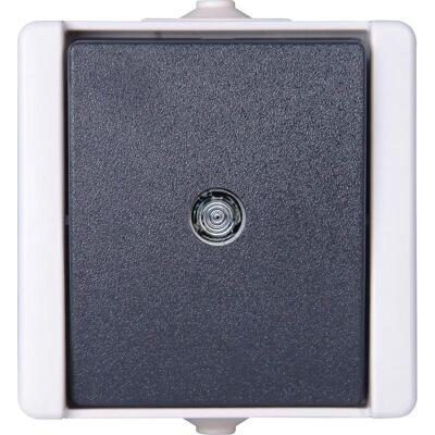 Kopp 540396001 Gray Humid Room Switch - IP44 10A 250V Kopp 540396001 Gray Humid Room Switch - IP44 10A 250V