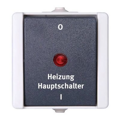 Kopp 541356004 Interruptor de calefacción resistente al agua negro - Interruptor de luz Kopp 541356004 Interruptor de calefacción resistente al agua negro - Interruptor de luz
