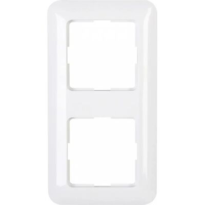 Kopp - 405102002 - Wit - 2-Gang - Wandplaat Kopp - 405102002 - Wit - 2-Gang - Wandplaat