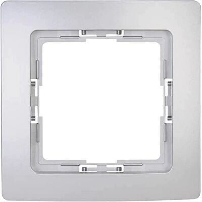 Kopp Abdeckrahmen 1-fach Silber - Elektrischer Rahmen Kopp Abdeckrahmen 1-fach Silber - Elektrischer Rahmen